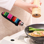 Colorful Mexican Blanket Stripe Print Skillet Handle Cover