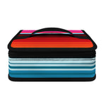 Colorful Mexican Blanket Stripe Print Small Lunch Bag
