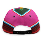 Colorful Mexican Blanket Stripe Print Snapback Cap