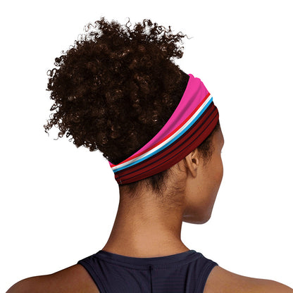 Colorful Mexican Blanket Stripe Print Sports Headband