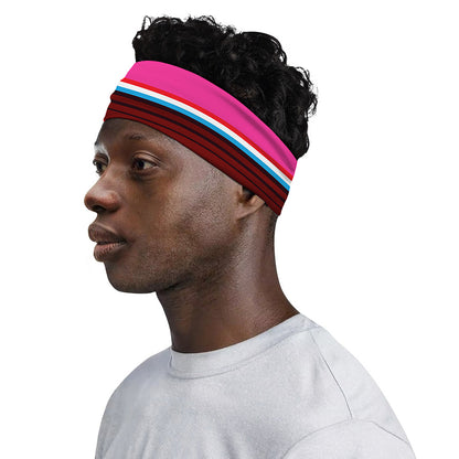 Colorful Mexican Blanket Stripe Print Sports Headband