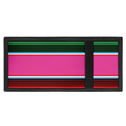 Colorful Mexican Blanket Stripe Print Trifold Wallet