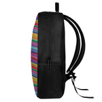 Colorful Mexican Serape Pattern Print 17 Inch Backpack