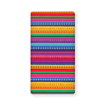 Colorful Mexican Serape Pattern Print Baby Crib Sheet