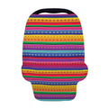 Colorful Mexican Serape Pattern Print Baby Seat Cover