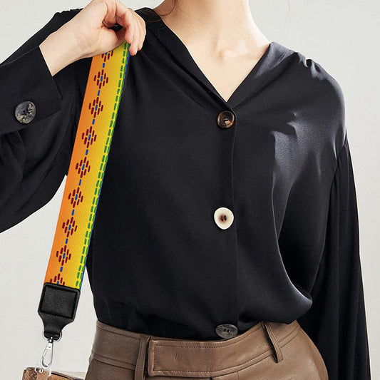 Colorful Mexican Serape Pattern Print Bag Strap