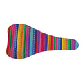 Colorful Mexican Serape Pattern Print Bicycle Seat Cover