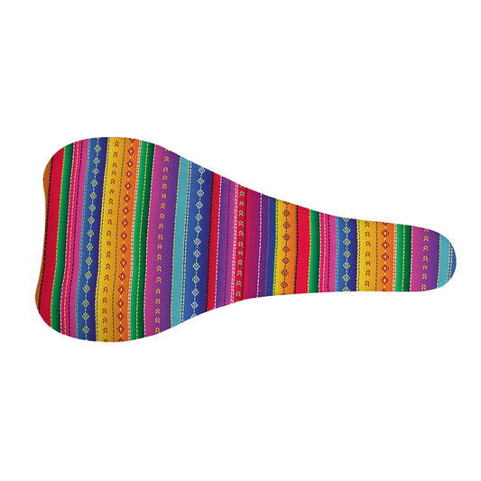 Colorful Mexican Serape Pattern Print Bicycle Seat Cover
