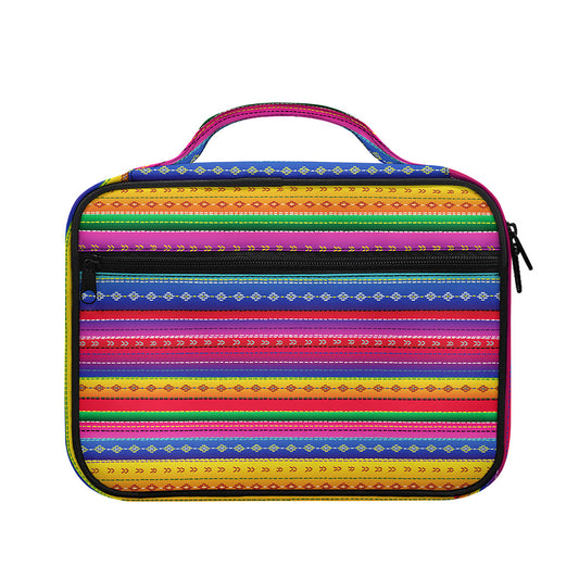 Colorful Mexican Serape Pattern Print Briefcase Bible Bag