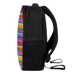 Colorful Mexican Serape Pattern Print Casual Backpack
