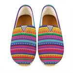 Colorful Mexican Serape Pattern Print Casual Shoes