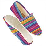 Colorful Mexican Serape Pattern Print Casual Shoes