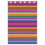 Colorful Mexican Serape Pattern Print Curtain