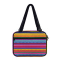 Colorful Mexican Serape Pattern Print Double Strap Bible Bag
