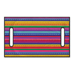 Colorful Mexican Serape Pattern Print Golf Cart Seat Cover