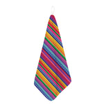 Colorful Mexican Serape Pattern Print Hand Towel