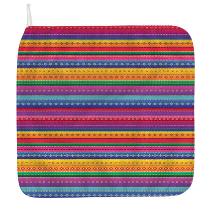 Colorful Mexican Serape Pattern Print Hand Towel