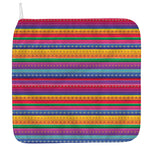 Colorful Mexican Serape Pattern Print Hand Towel