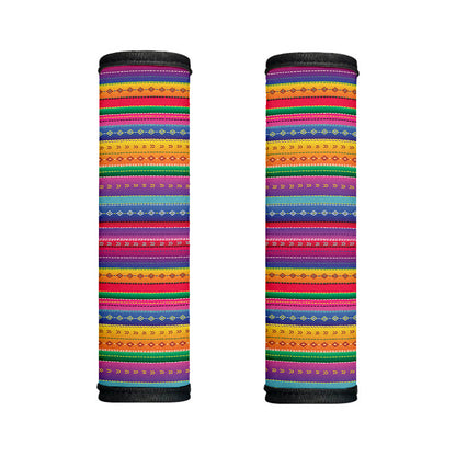 Colorful Mexican Serape Pattern Print Handle Covers