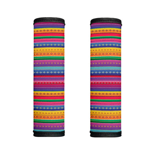Colorful Mexican Serape Pattern Print Handle Covers