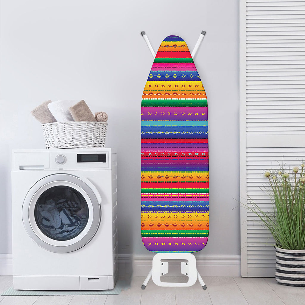 Colorful Mexican Serape Pattern Print Ironing Board Cover