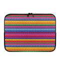 Colorful Mexican Serape Pattern Print Laptop Sleeve
