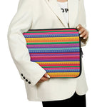 Colorful Mexican Serape Pattern Print Laptop Sleeve