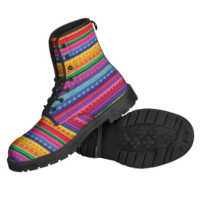Colorful Mexican Serape Pattern Print Backpack
