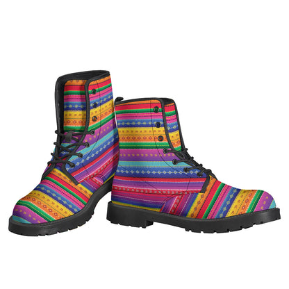 Colorful Mexican Serape Pattern Print Backpack