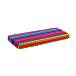 Colorful Mexican Serape Pattern Print Piano Keyboard Cover
