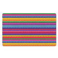 Colorful Mexican Serape Pattern Print Polyester Doormat