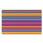 Colorful Mexican Serape Pattern Print Polyester Doormat