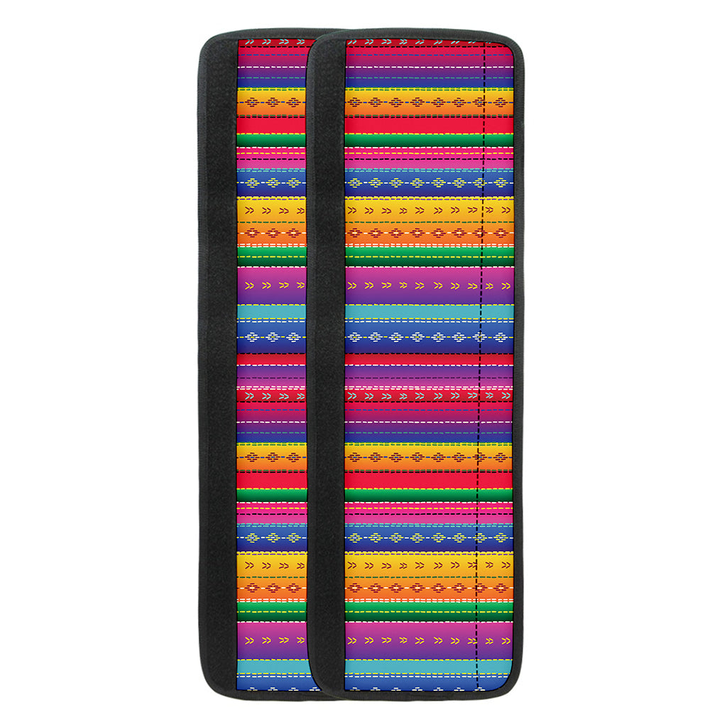 Colorful Mexican Serape Pattern Print Refrigerator Handle Covers