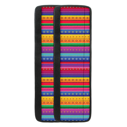 Colorful Mexican Serape Pattern Print Refrigerator Handle Covers