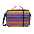 Colorful Mexican Serape Pattern Print Shoulder Strap Bible Bag