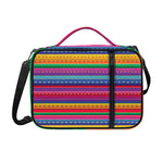 Colorful Mexican Serape Pattern Print Shoulder Strap Bible Bag