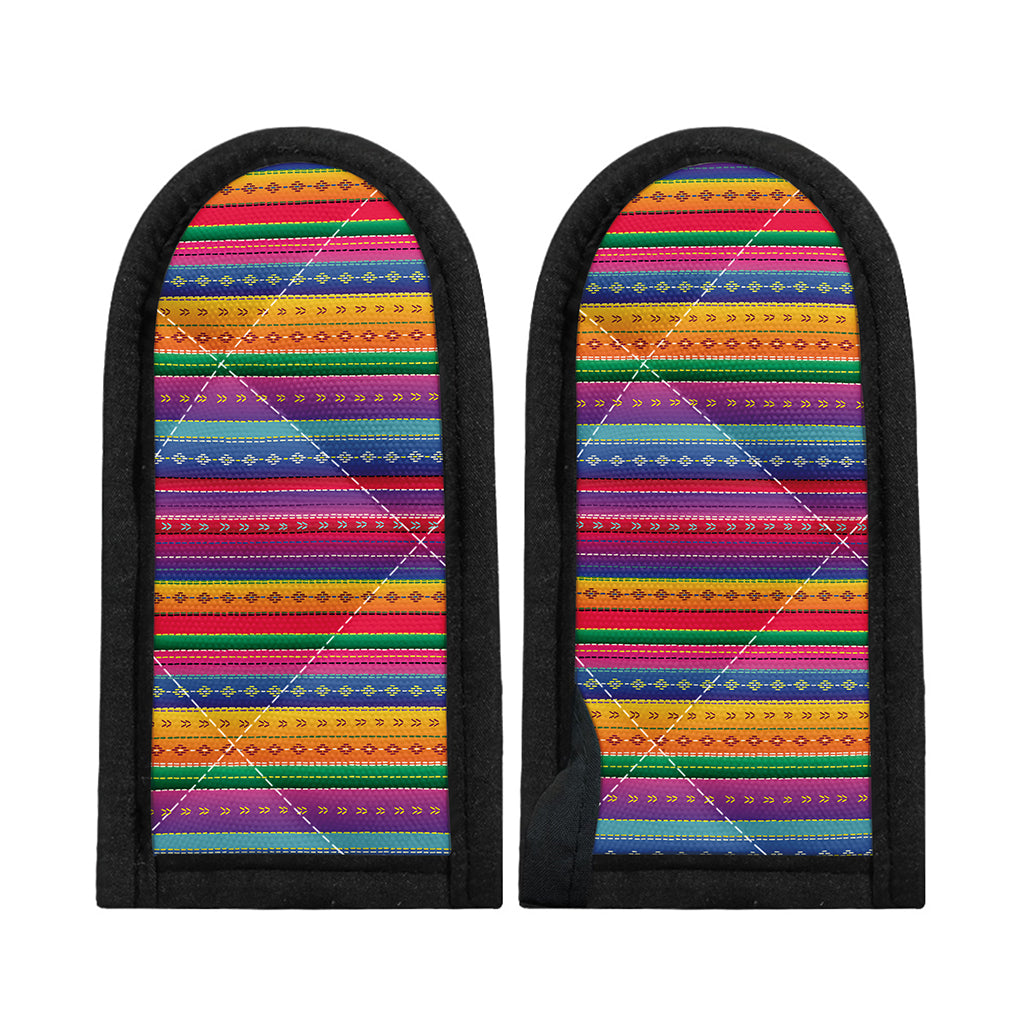 Colorful Mexican Serape Pattern Print Skillet Handle Cover