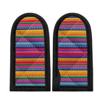Colorful Mexican Serape Pattern Print Skillet Handle Cover