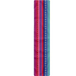 Colorful Mexican Serape Pattern Print Table Runner