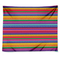 Colorful Mexican Serape Pattern Print Tapestry