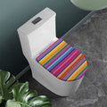 Colorful Mexican Serape Pattern Print Toilet Lid Cover
