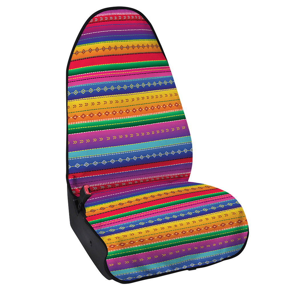 Colorful Mexican Serape Pattern Print Waterproof Car Seat Cover