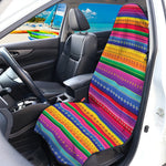 Colorful Mexican Serape Pattern Print Waterproof Car Seat Cover
