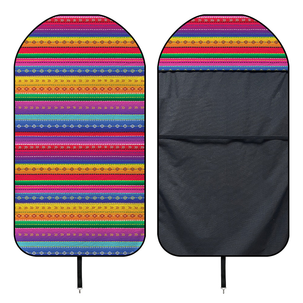 Colorful Mexican Serape Pattern Print Waterproof Car Seat Cover