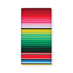 Colorful Mexican Serape Stripe Print Baby Crib Sheet