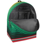 Colorful Mexican Serape Stripe Print Backpack