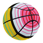 Colorful Mexican Serape Stripe Print Basketball