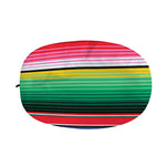 Colorful Mexican Serape Stripe Print Car Side Mirror Covers