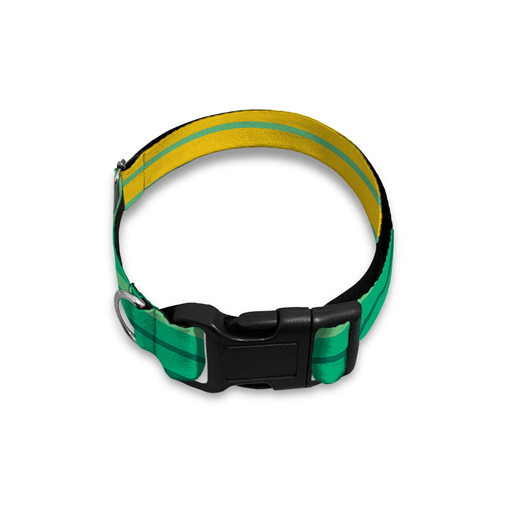Colorful Mexican Serape Stripe Print Dog Collar
