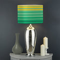 Colorful Mexican Serape Stripe Print Drum Lamp Shade